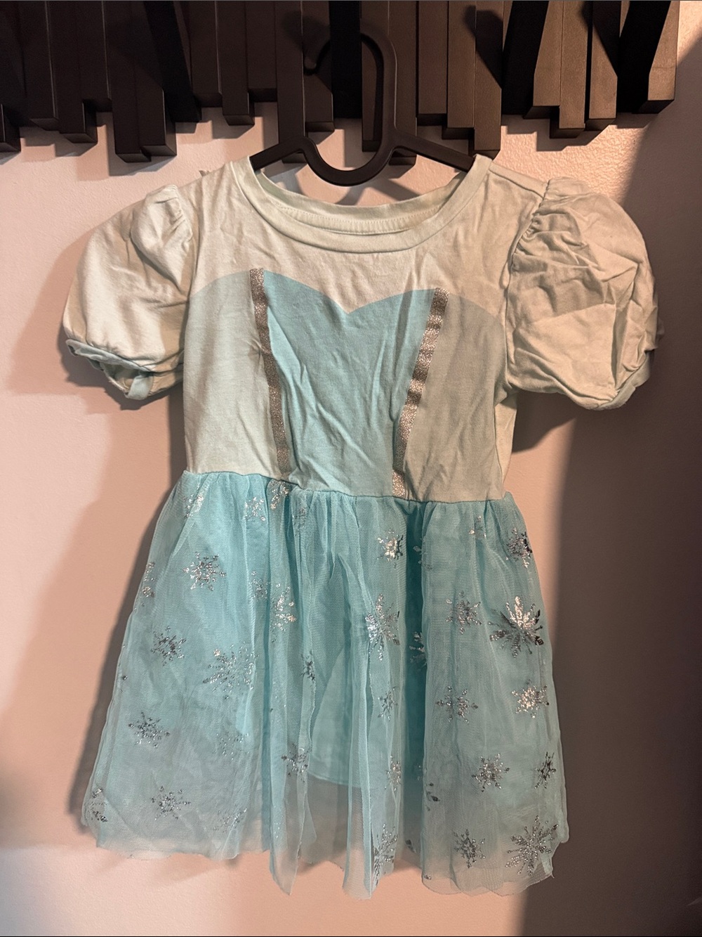 GAP Light Blue Glitter Tulle Dress for Girls